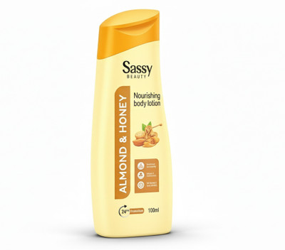 sassy beauty Natural Glow Almond & Honey Lotion for Everyday Skin Care(100 ml)