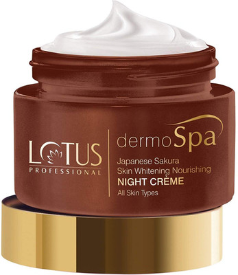 Lotus Professional Dermo Spa Japanese Sakura Skin Whitening and Nourishing Night Creme(50 g)