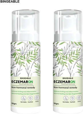 Bingeable Eczemaron Psoriasis Relief Spray - 50g x 2 | Skin Redness Solution(100 g)