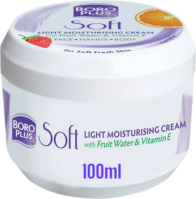 BOROPLUS BORO PLUS SOFT LIGHT MOISTURIZING CREAM FOR SMOOTHING & NOURISH SKIN - 100ml x 1(100 ml)
