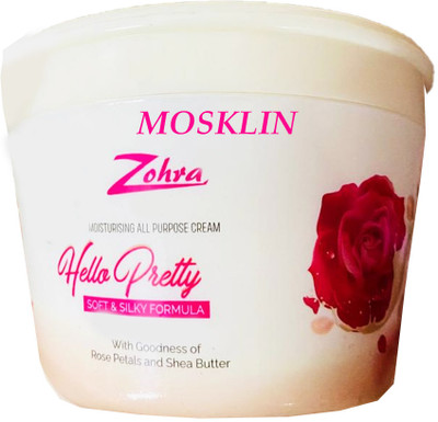 MOSKLIN ZOHRA HELLO PRETTY CREAM FOR SOFT & SMOOTH BRIGHTER SKIN PACK OF - 800ml x 1(800 ml)