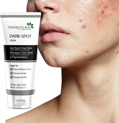 7 Days Dark Spot Remover Cream, Pimple Marks, Acne Scar, Pigmentation & Blemish Removal(50 g)