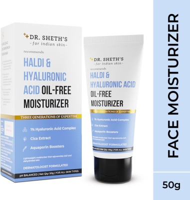 Dr. Sheth's Haldi & Acid Oil-Free Moisturizer, Helps to rehydrate dull skin 50g(50 g)