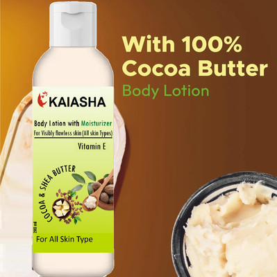 KAIASHA Cocoa Moisturizing Body Lotion with Cocoa Butter & Vitamin E(200 ml)