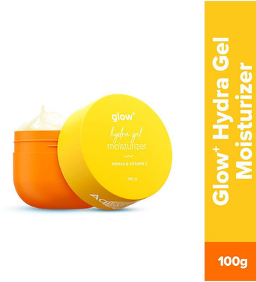 Aqualogica Glow+ Hydra Gel Moisturizer with Vitamin C & Papaya Non Sticky & Quick Absorbing(100 g)