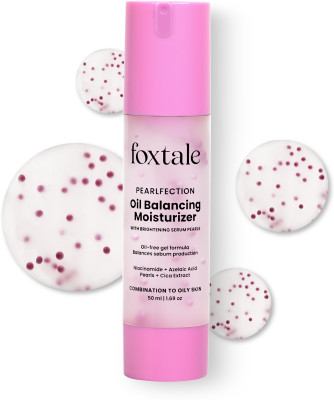 Foxtale Oil Balancing Gel Moisturizer for Oily & Acne Prone skin(50 ml)