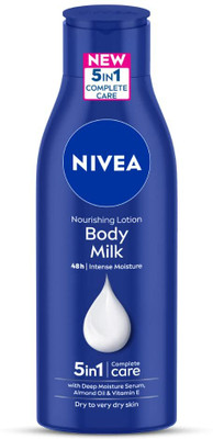 NIVEA BODY MILK MOISTURIZING DRY SKIN BODY LOTION 200 ML PACK 1(200 ml)