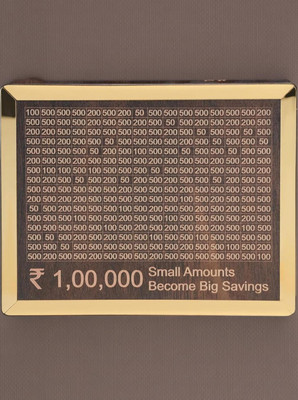 Capty GOLD MONEY BOX * 01 Wooden Money Clip(BROWN)