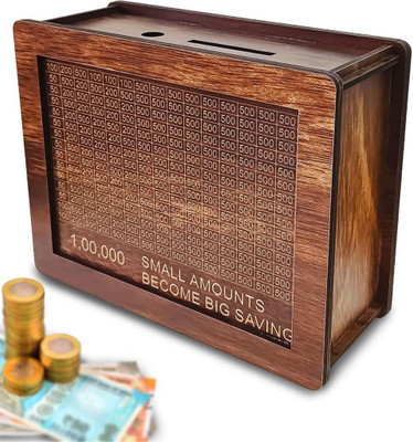 sejal product Sejal Money Bank Wooden Money Clip(Brown)
