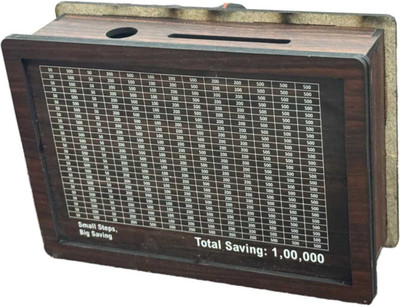 Rakshita money box money box 422 Wooden Money Clip(BROWN)