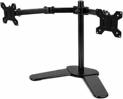 Ampereus Desk Mount Dual Arm Monitor Stand for 14-27 Inch Screen Height Adjustable Desk Mount Monitor Arm