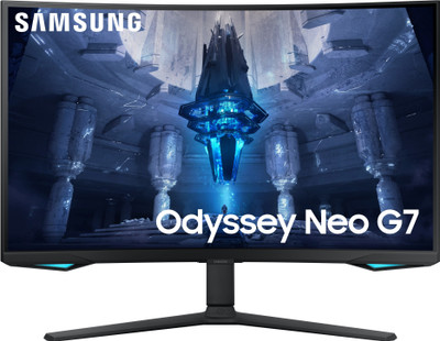 SAMSUNG Odyssey Neo G7 32 inch Curved 4K Ultra HD VA Panel with Height Adjustable Stand, Quantum HDR 2000, 1000R Matte Display Gaming Monitor…