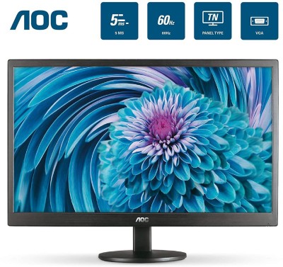 AOC 19.5 inch HD Monitor (E2070SWHN)(Response Time: 5 ms, 60 Hz Refresh Rate)