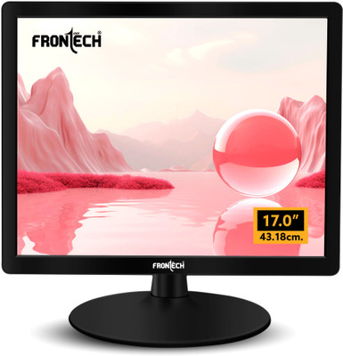 Frontech - 43.18 cm (17 inch) HD LED Backlit VA Panel Monitor (MON-0065)(Adaptive Sync, Response Time: 5 ms, 60 Hz Refresh Rate)