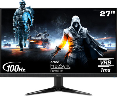 Acer Nitro 27 Inch Full HD LED Backlit VA Panel Monitor (QG271) (Response Time: 1 Ms, 100 Hz Refresh Rate) For Rs. 8690 @ 33 %