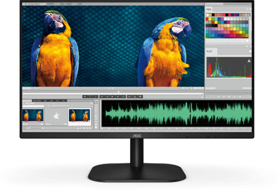 AOC 68.58 cm (27 inch) Full HD LED Backlit IPS Panel Monitor (27B2H2)(Adaptive Sync, Response Time: 1 ms, 100 Hz Refresh Rate)