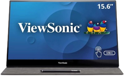ViewSonic 15.6 inch Full HD IPS Panel Monitor (TD1655)(Response Time: 30 ms, 60 Hz Refresh Rate)