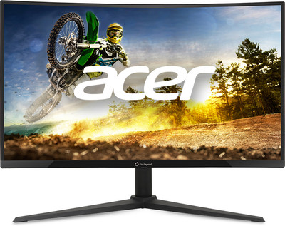 Acer HC5 Series 68.58 cm (27 inch) Curved WQHD LED Backlit VA Panel with HDR10 Support, 1500R Curvature, BlueLightShield, Flicker Free, 2X2W Inbuilt Speakers Gaming Monitor (27HC5U S3)(Frameless, AMD Free Sync, Response Time: 1 ms, 180 Hz Refresh Rate)