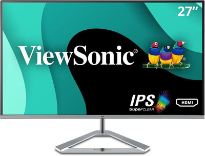 ViewSonic VX2776-SH 27 inch Full HD LED Backlit IPS Panel Monitor (Frameless Bezel, 75Hz, Flicker Free, ViewMode, Dual HDMI, VGA, Audio…