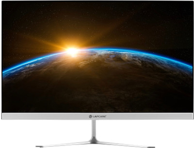 LAPCARE 23.8 Inch Full HD LED Backlit IPS Panel With Metal Stand, VGA & HDMI Port, Light Weight, Power Saver, Flicker Free, Wall Mountable, Slim Monitor (LM24WFHD) (Frameless, Response Time: 5 Ms, 60 Hz Refresh Rate) For Rs. 7299 @ 66 %