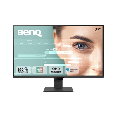 BenQ GW2790Q 68.58 cm (27 inch) Quad HD LED Backlit IPS Panel with 99% sRGB, 1500:1 CR, Eye-careU, Dual HDMI, Display Port, Bezel-Less, VESA MediaSync, B.I., Low Blue Light+, Inbuilt Speakers, VESA Wall mountable Monitor (GW2790Q)(Response Time: 5 ms, 100 Hz Refresh Rate)