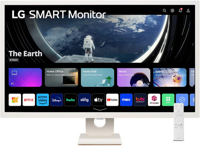 LG 31.5 Inch Full HD IPS Panel With WebOS, Apple AirPlay 2, HomeKit Compatibility, 5Wx2 Speakers, Magic Remote Compatible Smart Monitor (32SR50F-WA.ATREMSN)  (Response Time: 8 Ms, 60 Hz Refresh Rate) For Rs. 19999 @ 30 %