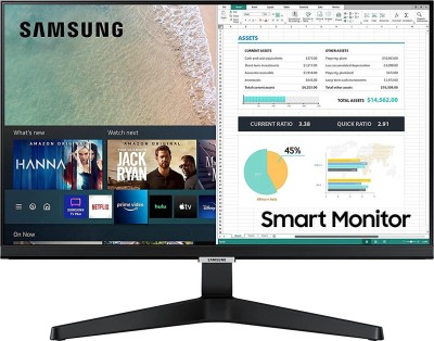 SAMSUNG 24 inch Full HD Monitor (LS24AM506NWXXL)  (Response Time: 5 ms)