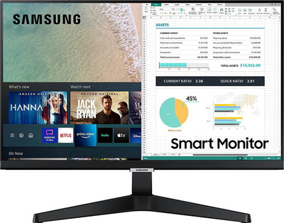 SAMSUNG 24 inch Full HD Monitor (LS24AM506NWXXL) (Response Time: 5 ms)