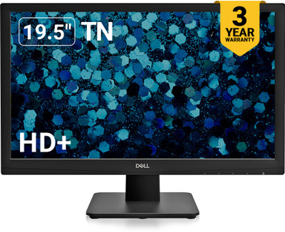 DELL 49.53 cm (20 inch) HD with Contrast Ratio 600:1/600:1(Dynamic), 16.7 Million Colours, Colour Gamut 72% Ntsc(Cie 1931), 3-Year Warranty, HDMI & VGA, Tilt adjustment Monitor (D2020H)(Response Time: 5 ms, 60 Hz Refresh Rate)