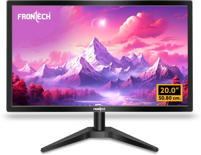 Frontech - 50.8 cm (20 inch) HD LED Backlit VA Panel Monitor (MON-0054)(Adaptive Sync, Response Time: 5 ms, 60 Hz Refresh Rate)