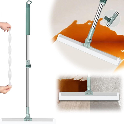KANTHEE ENTERPRISE Magic Broom Silicon Floor Wiper Cleaning Squeegee effect for Bathroom or Kitchen Cleaning Wipe