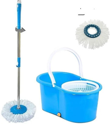 Shree Vaishno Enterprises Design 347 Mop Set(Blue, White 20 m)