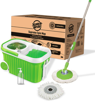 Scotch-Brite supreme Spin Mop Set(Green)