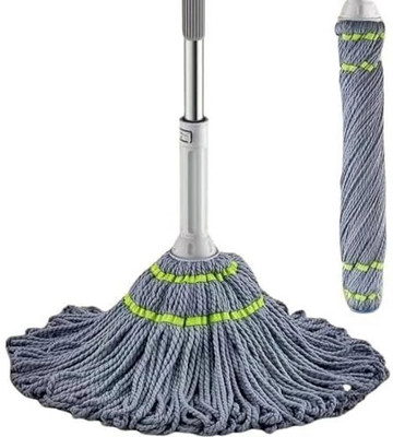 Sahaj Enterprise twist mop floor cleaner String Mop(Grey 1.2 m)