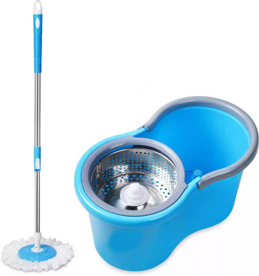JSN Amazing Smart Easy To Clean Floor Magic Bucket 1 Absorbers, Floor , Wet & Dry Mop(Blue)