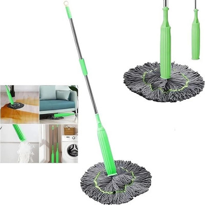 Magico 360 Degree Rotatable Bottle Mop Set(Green)