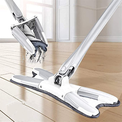 KHODIYAR ZONE Wet & Dry Mop(Grey)