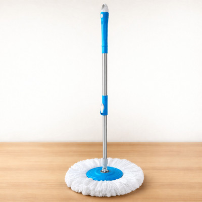 KitchFix 360° Spin Mop Floor Cleaning Mop for Home, Kitchen, Bathroom & Tiles Mop Head and Rod(Multicolor)