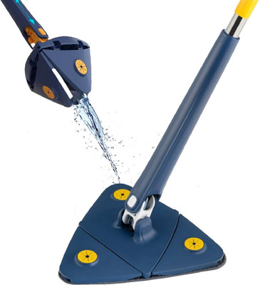 RBGIIT Triangle Floor Cleaner Mop Brush with 360° Rotatable and Adjustable Dust Mop(Multicolor)