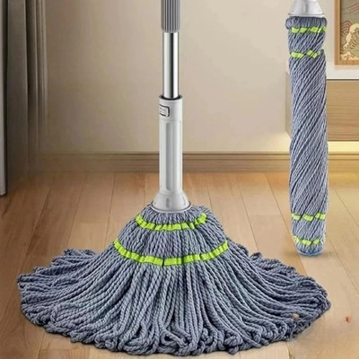 SHIFAN Twist Mop For Floor Cleaning Wet & Dry Mop(Grey)