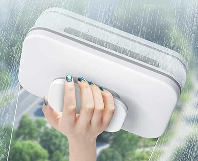 VIYUHK Double-Sided Magnetic Window Glass Cleaner String Mop(Multicolor)