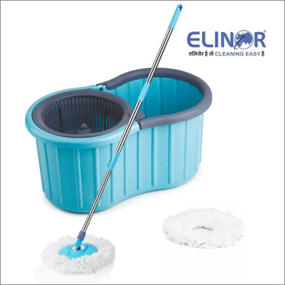 Eli Elinor Plastic Mop Set(Blue 1.2 m)