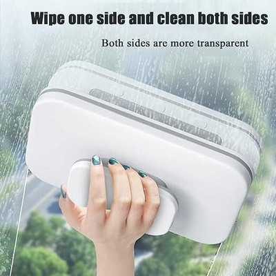TOPHAVEN Magnetic Window Washer, Magnetic Window Cleaner Tool(0 ml)