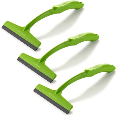 MADHULI PROCLEAN Kitchen Squeegee Wiper/Smart Wiper/Plastic Moppy For Kitchen Platform and Plastic Glass pack of 3 (Green, Color May vary on Stock Availability) Wet & Dry Mop(Green)