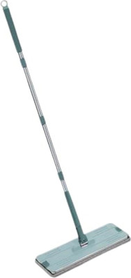 V2H Flat Mop Spare Head and Handle with Microfiber Refill For Small Mop(32 CMX12 CM) Head and Refill(Green)