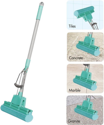 SarvamMart Multi-Purpose Floor Mop for Bathroom and Kitchen Use Sponge Wet and Dry Brush(Multicolor)