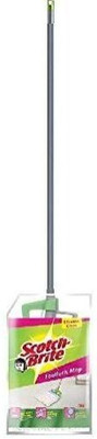 Scotch-Brite Footlock Mop, Light weight, Easy to change refill mechanism String Mop(Green)