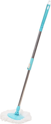 Pranay's Kleanup Smart Spin Mop-Mop Stick|Wet & Dry Cleaning Mop|Mops Pocha 1 Microfiber Refill Mop Set, Mop, Mop Refill