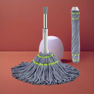 Galaxyway Floor Mop set pack of 1 Grey6 Mop Rod(Grey)