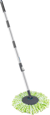 Primeway Mop Handle Set with Disc & 1 Executive Mop Head Refill String Mop(Multicolor 1.27 m)